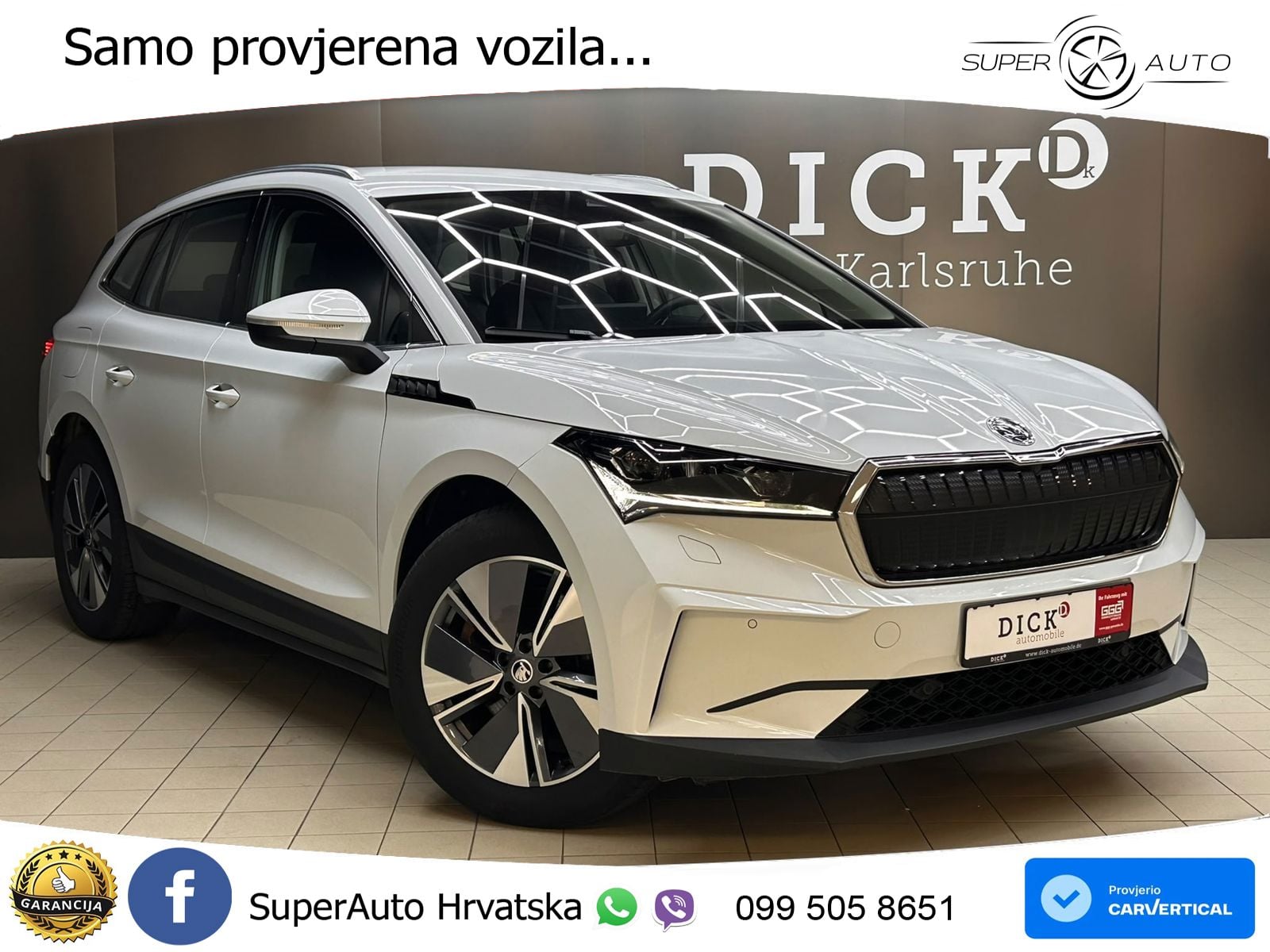 Škoda Enyaq iV 80x 82 kWh (265 KS) AWD Suite LED+GR SJED+ACC