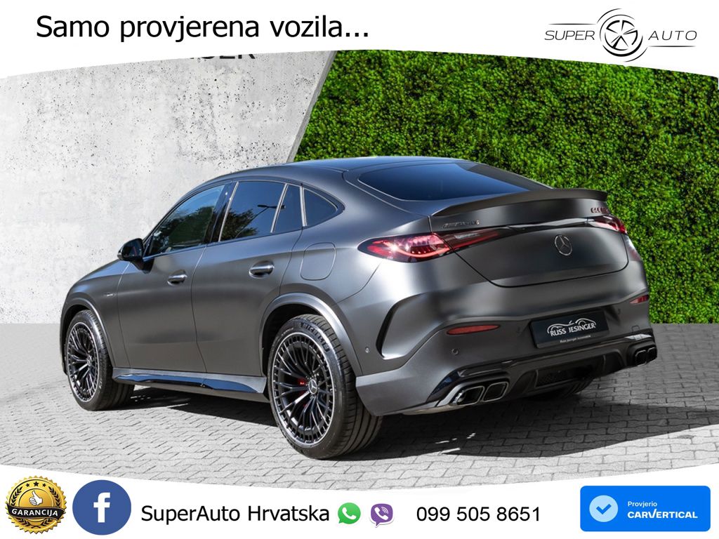 Mercedes GLC Coupe AMG 63 S E PERFORMANCE (680 KS) 4MATIC AMG SPEEDSHIFT MCT 9G ACC+HEAD+GR SJED+360+PANO