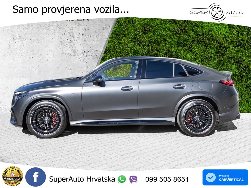 Mercedes GLC Coupe AMG 63 S E PERFORMANCE (680 KS) 4MATIC AMG SPEEDSHIFT MCT 9G ACC+HEAD+GR SJED+360+PANO