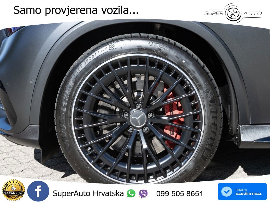 Mercedes GLC Coupe AMG 63 S E PERFORMANCE (680 KS) 4MATIC AMG SPEEDSHIFT MCT 9G ACC+HEAD+GR SJED+360+PANO