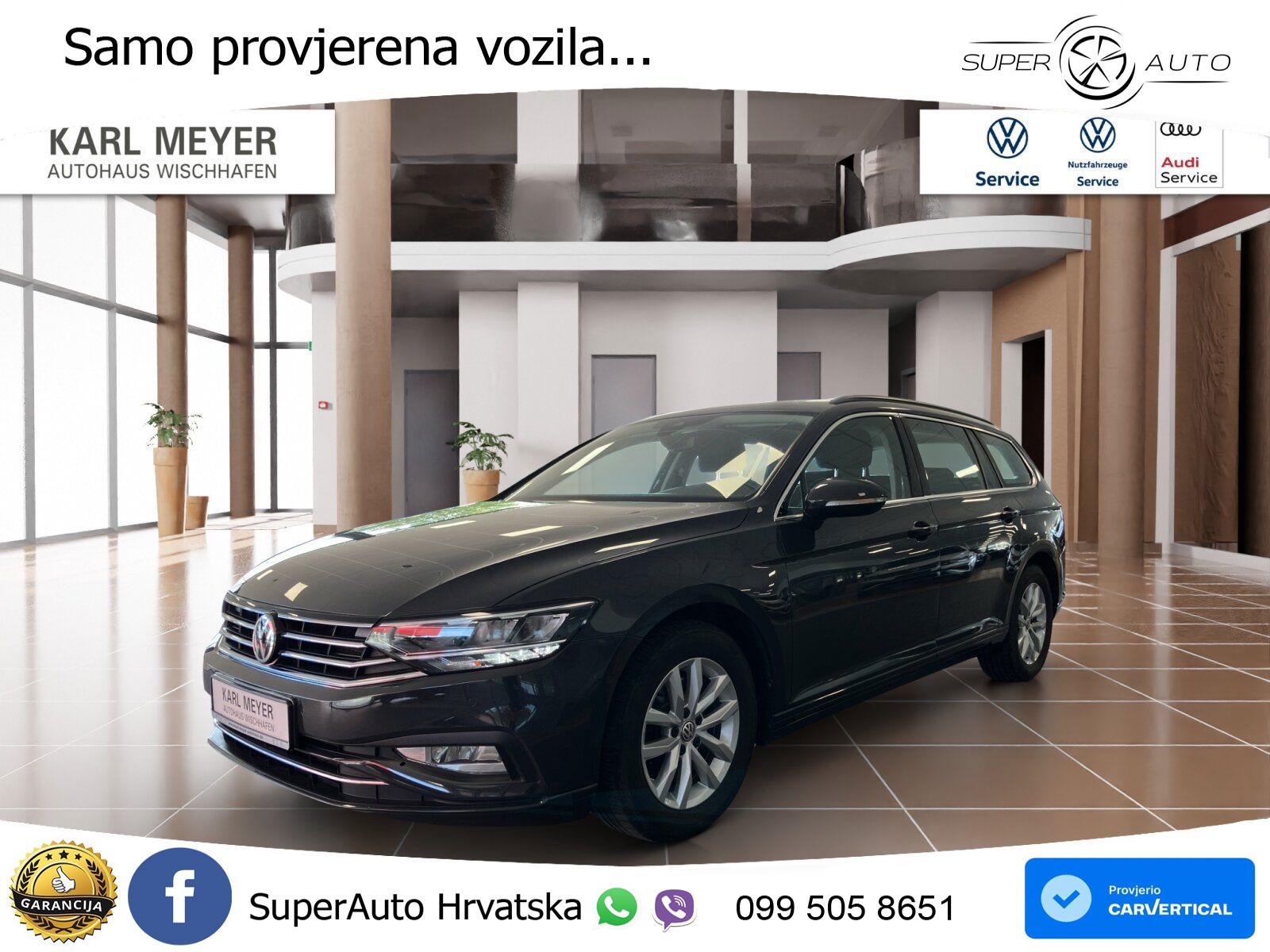 Volkswagen Passat Variant 1.6 TDI (120 KS) DSG Business LED+GR SJED+ACC