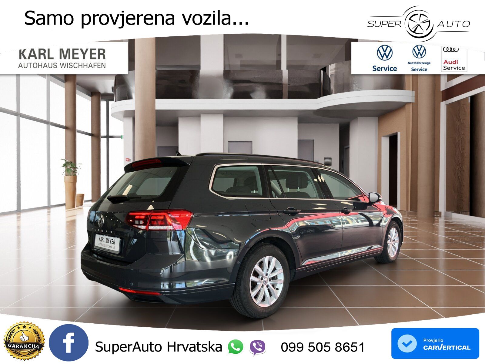 Volkswagen Passat Variant 1.6 TDI (120 KS) DSG Business LED+GR SJED+ACC