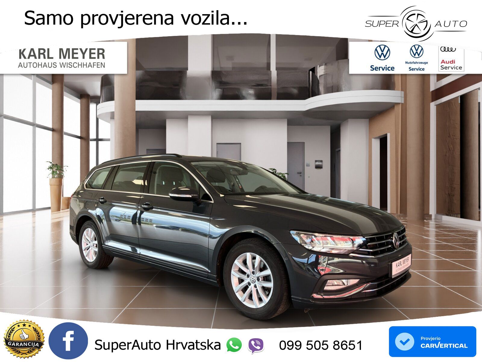 Volkswagen Passat Variant 1.6 TDI (120 KS) DSG Business LED+GR SJED+ACC