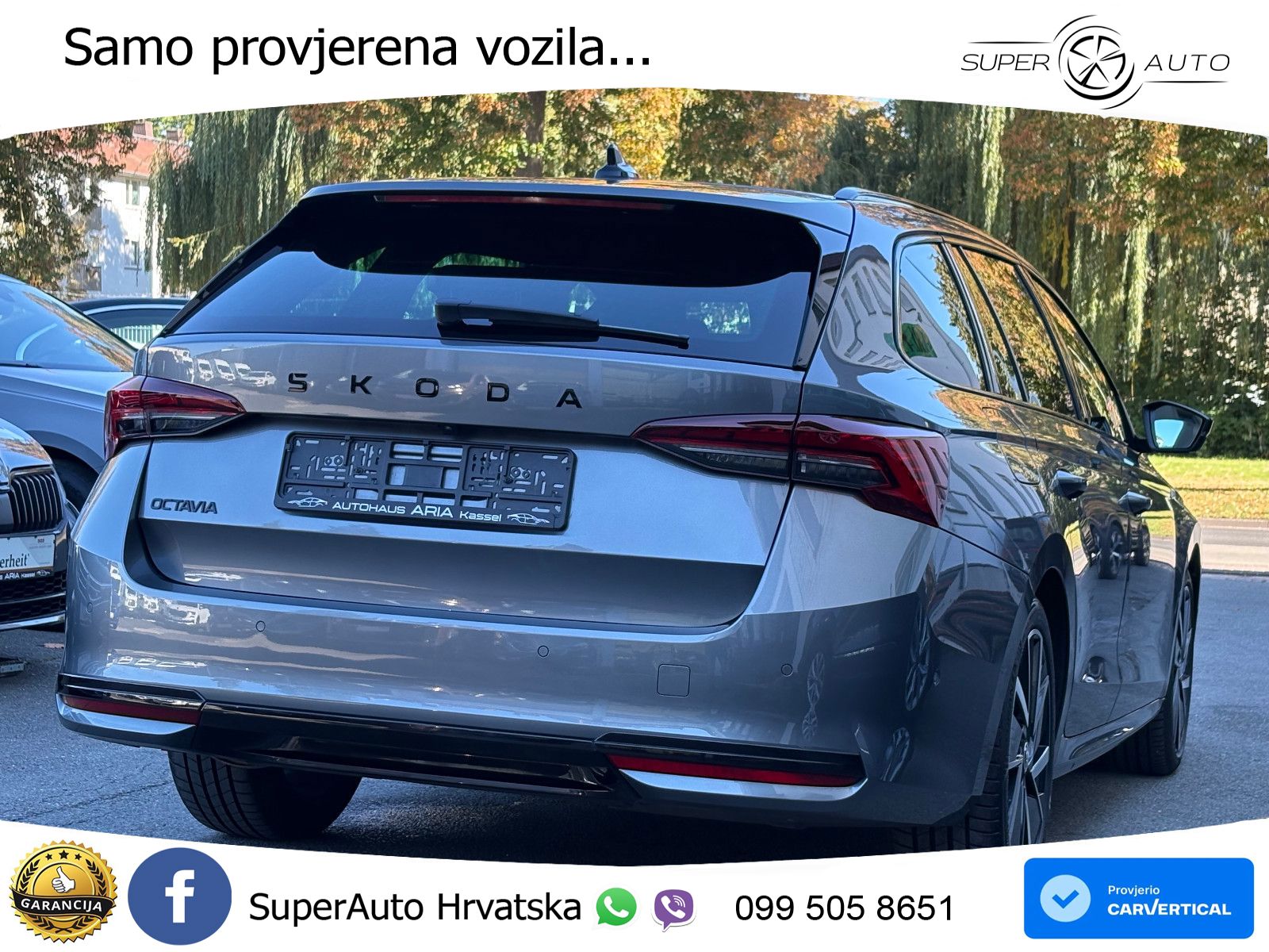 Škoda Octavia Combi 2.0 TDI (150 KS) DSG SportLine LED+GR SJED+ACC
