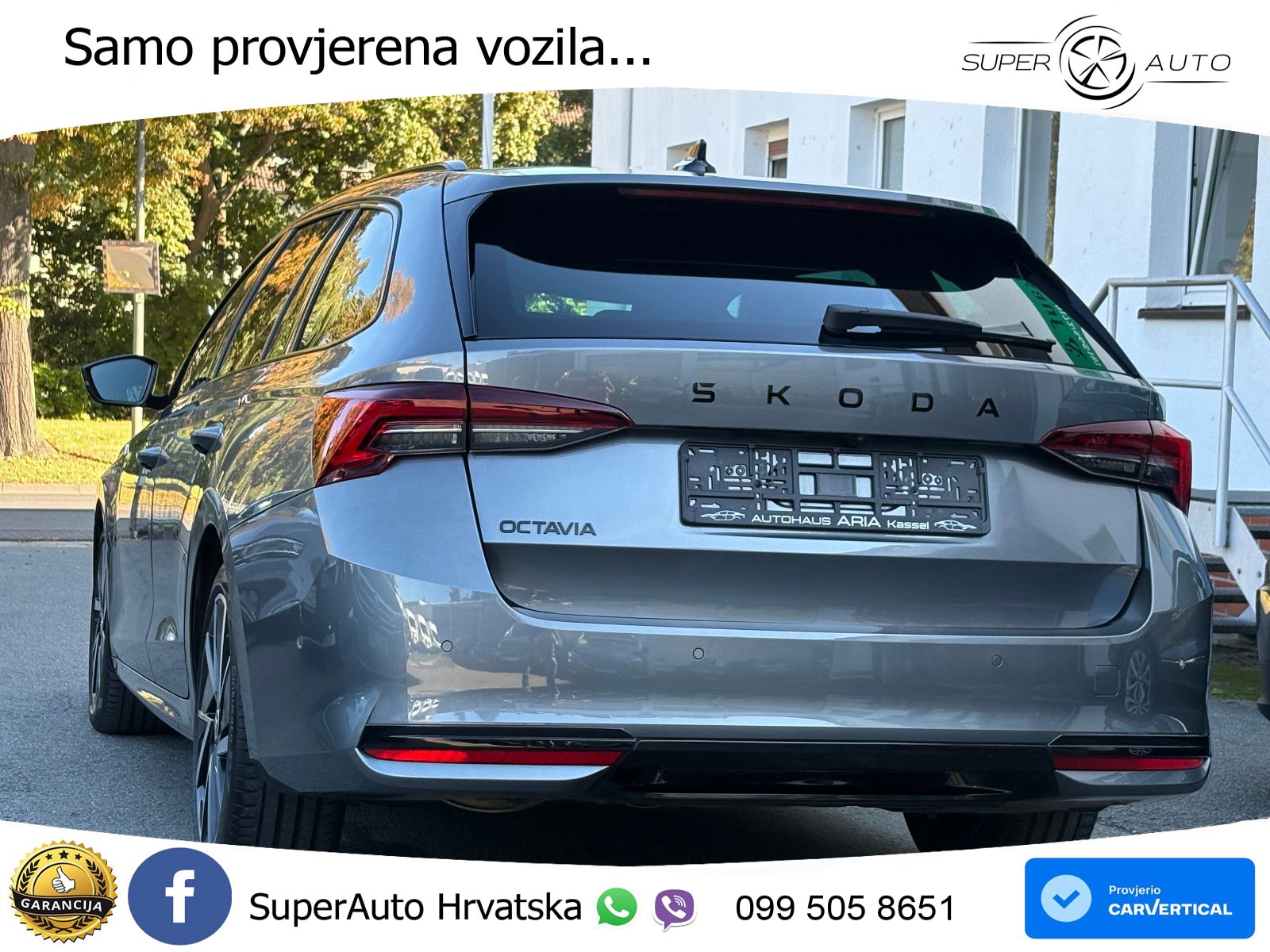 Škoda Octavia Combi 2.0 TDI (150 KS) DSG SportLine LED+GR SJED+ACC