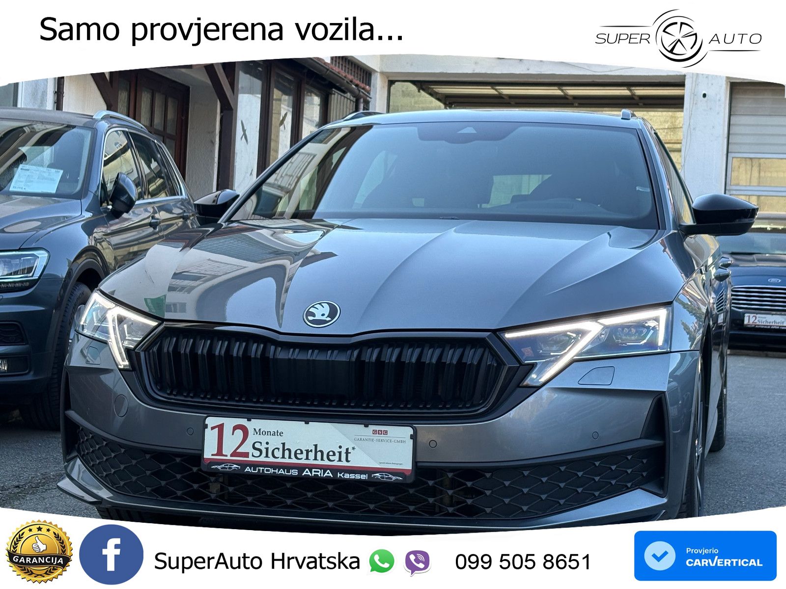 Škoda Octavia Combi 2.0 TDI (150 KS) DSG SportLine LED+GR SJED+ACC