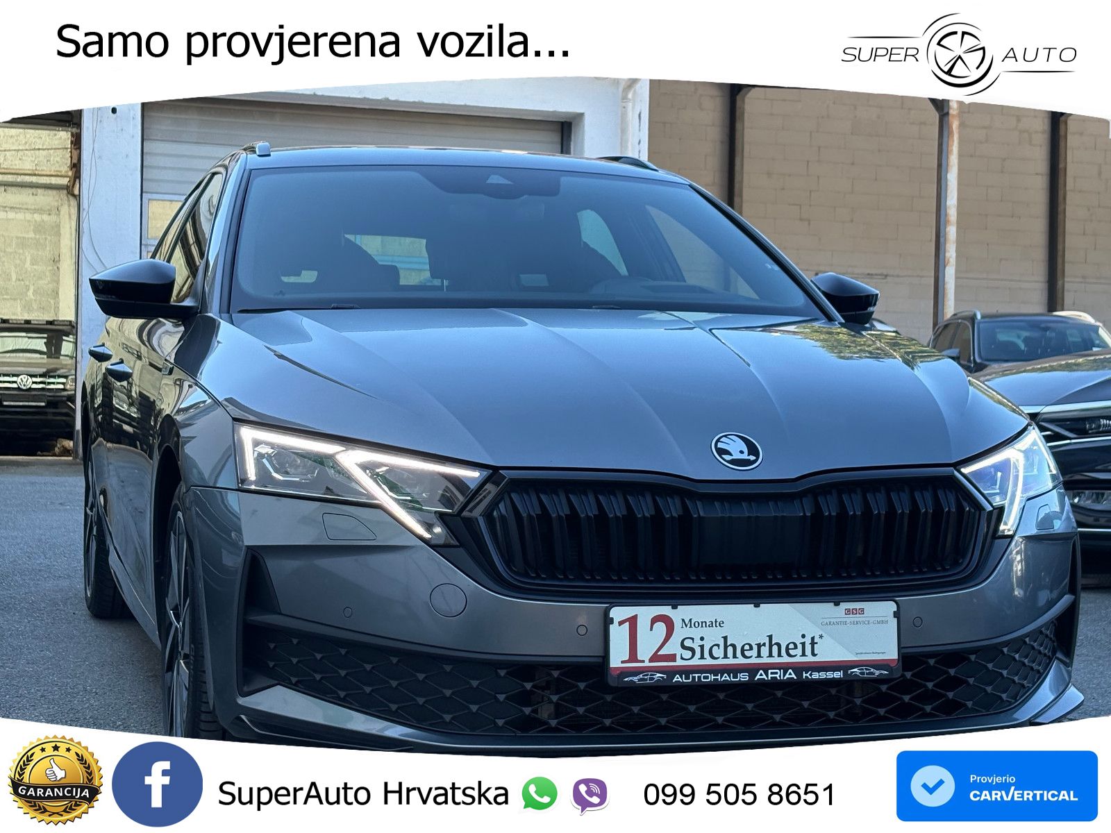 Škoda Octavia Combi 2.0 TDI (150 KS) DSG SportLine LED+GR SJED+ACC
