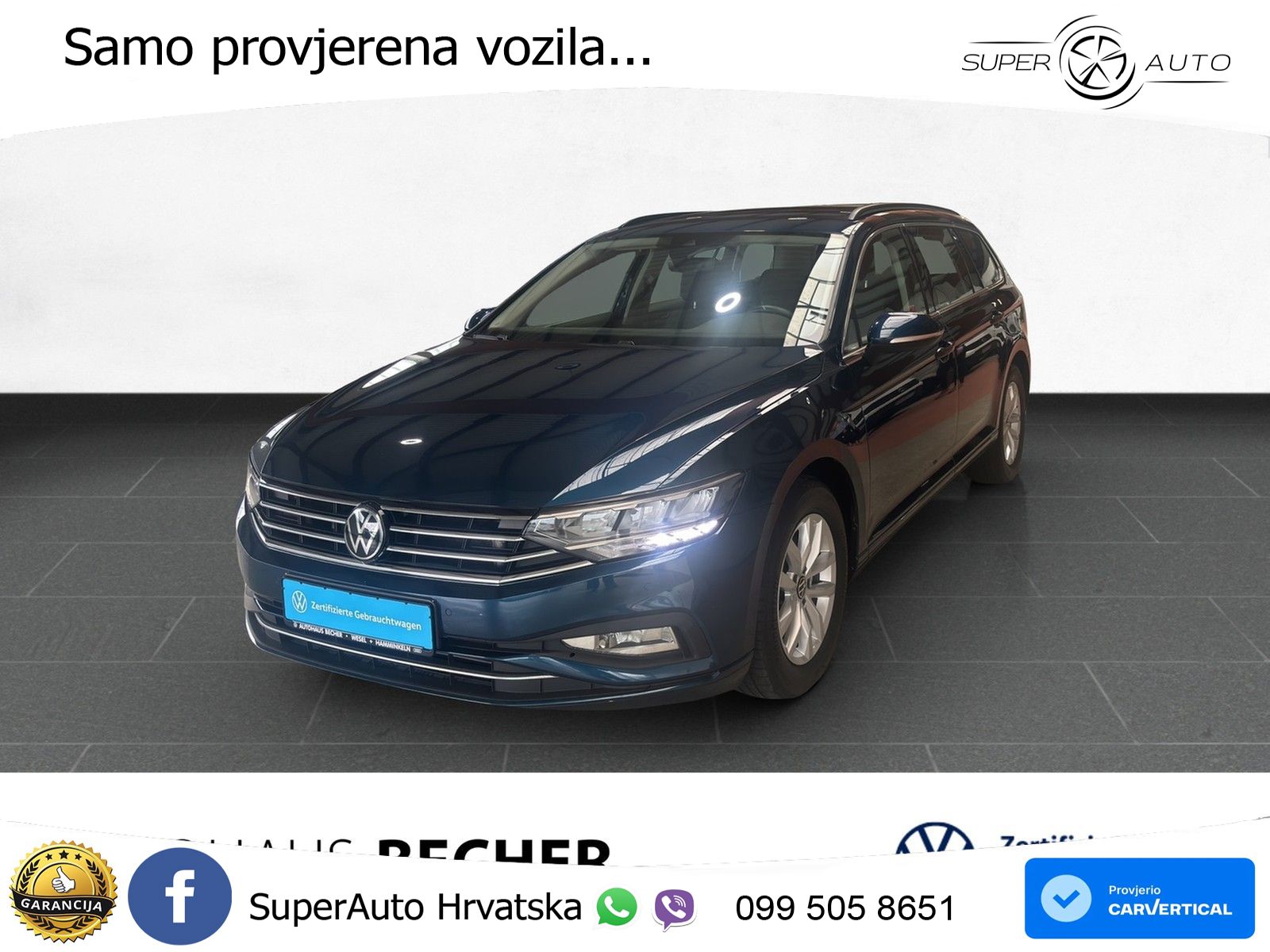 Volkswagen Passat Variant 2.0 TDI (150 KS) DSG Business LED+GR SJED+ACC