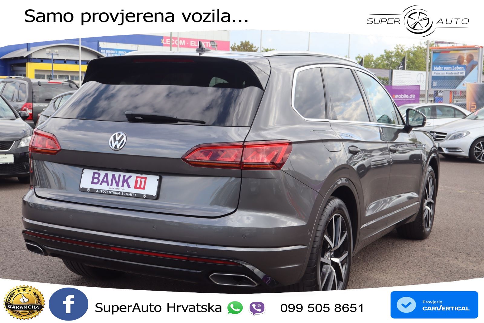 Volkswagen Touareg 3.0 V6 TDI (286 KS) 4MOTION Tiptronic R-Line ZRAČNI+ACC+GR SJED+KAM+PANO