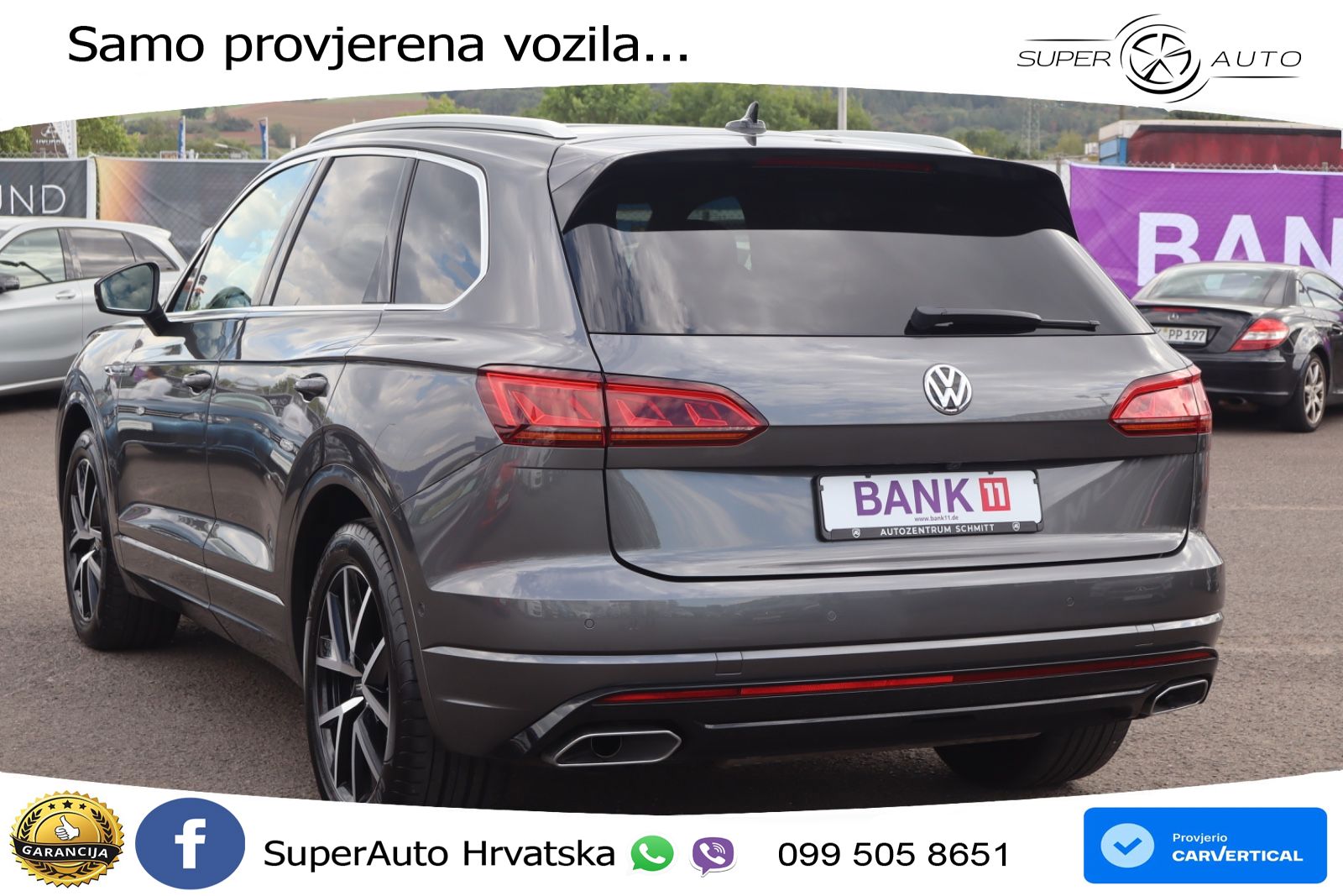 Volkswagen Touareg 3.0 V6 TDI (286 KS) 4MOTION Tiptronic R-Line ZRAČNI+ACC+GR SJED+KAM+PANO