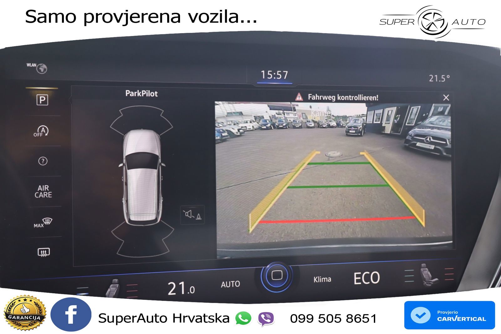 Volkswagen Touareg 3.0 V6 TDI (286 KS) 4MOTION Tiptronic R-Line ZRAČNI+ACC+GR SJED+KAM+PANO