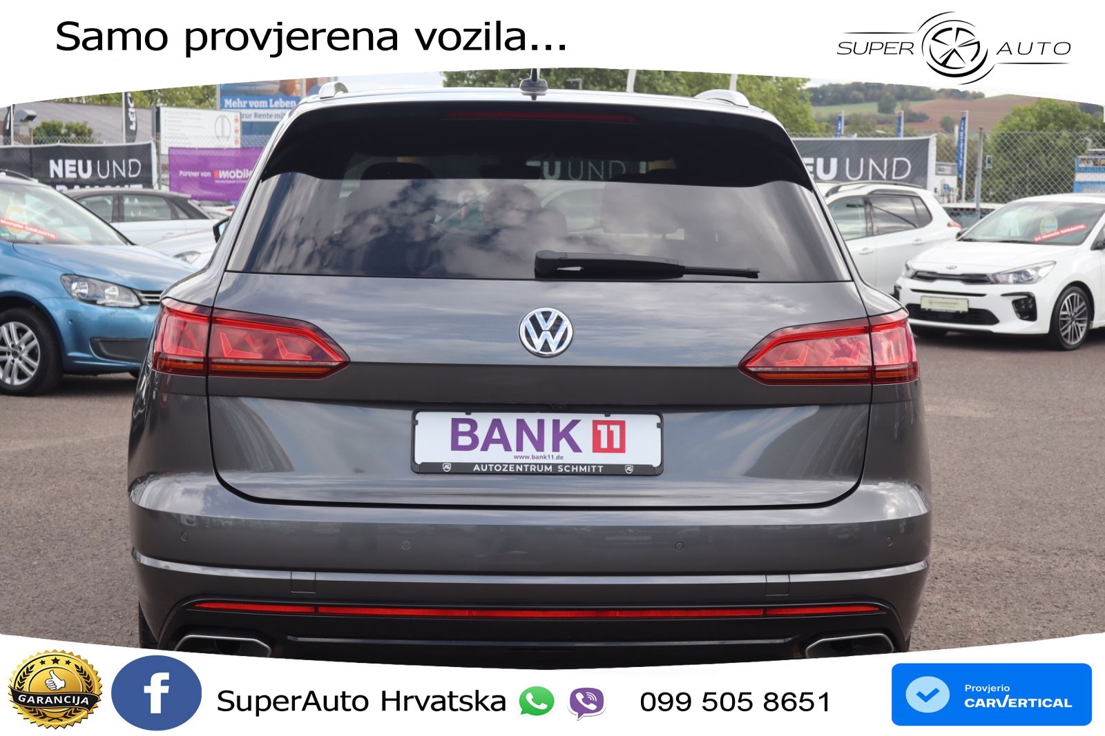 Volkswagen Touareg 3.0 V6 TDI (286 KS) 4MOTION Tiptronic R-Line ZRAČNI+ACC+GR SJED+KAM+PANO