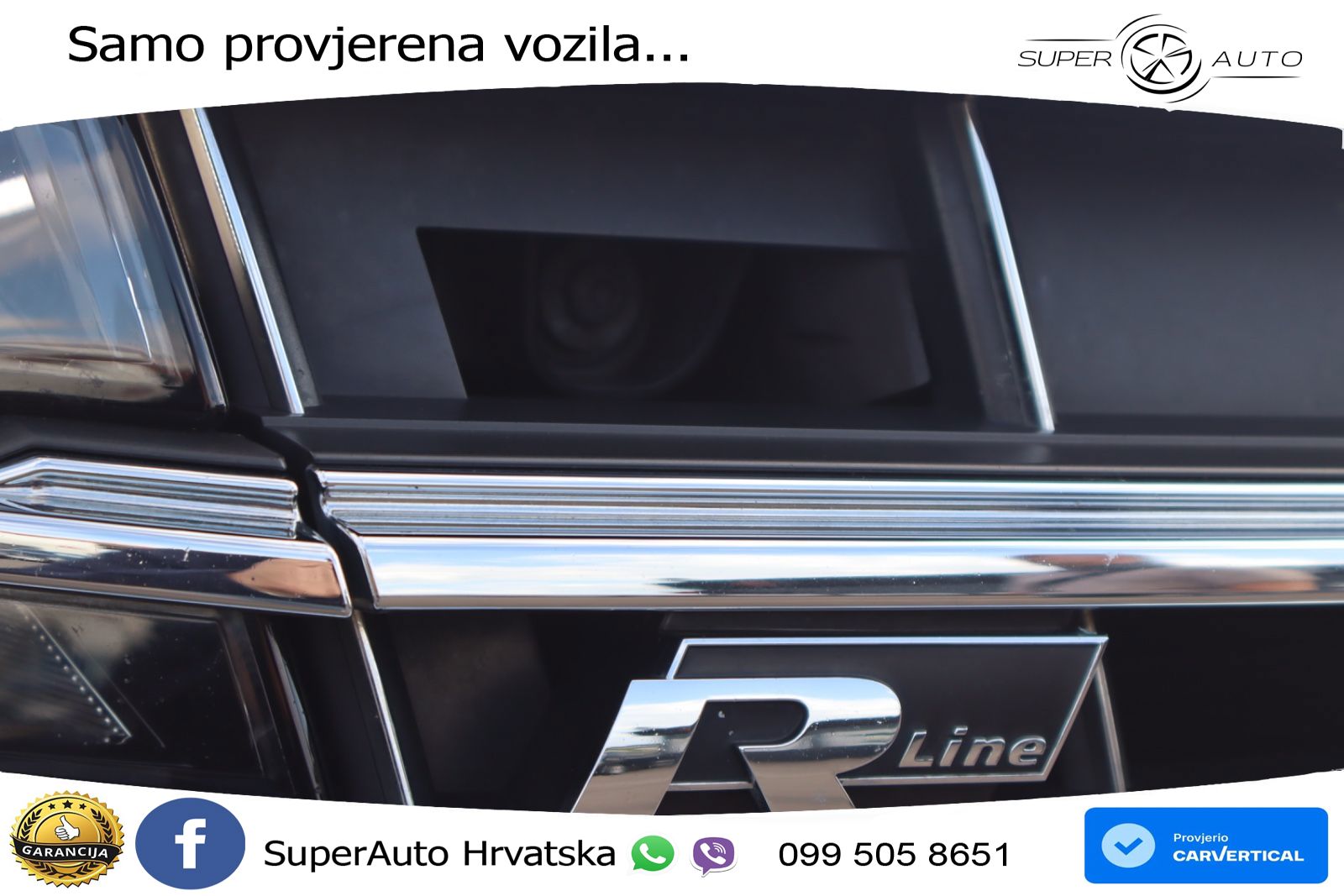 Volkswagen Touareg 3.0 V6 TDI (286 KS) 4MOTION Tiptronic R-Line ZRAČNI+ACC+GR SJED+KAM+PANO