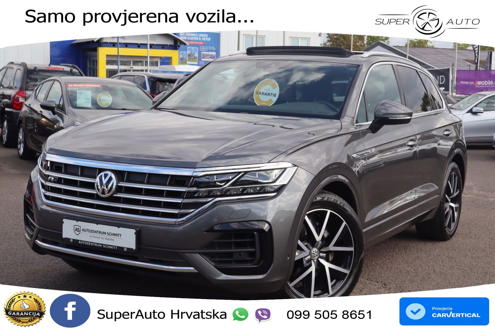 Volkswagen Touareg 3.0 V6 TDI (286 KS) 4MOTION Tiptronic R-Line ZRAČNI+ACC+GR SJED+KAM+PANO