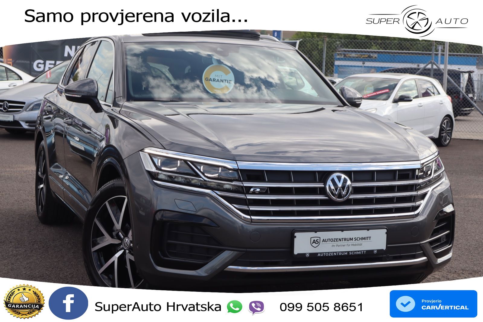 Volkswagen Touareg 3.0 V6 TDI (286 KS) 4MOTION Tiptronic R-Line ZRAČNI+ACC+GR SJED+KAM+PANO