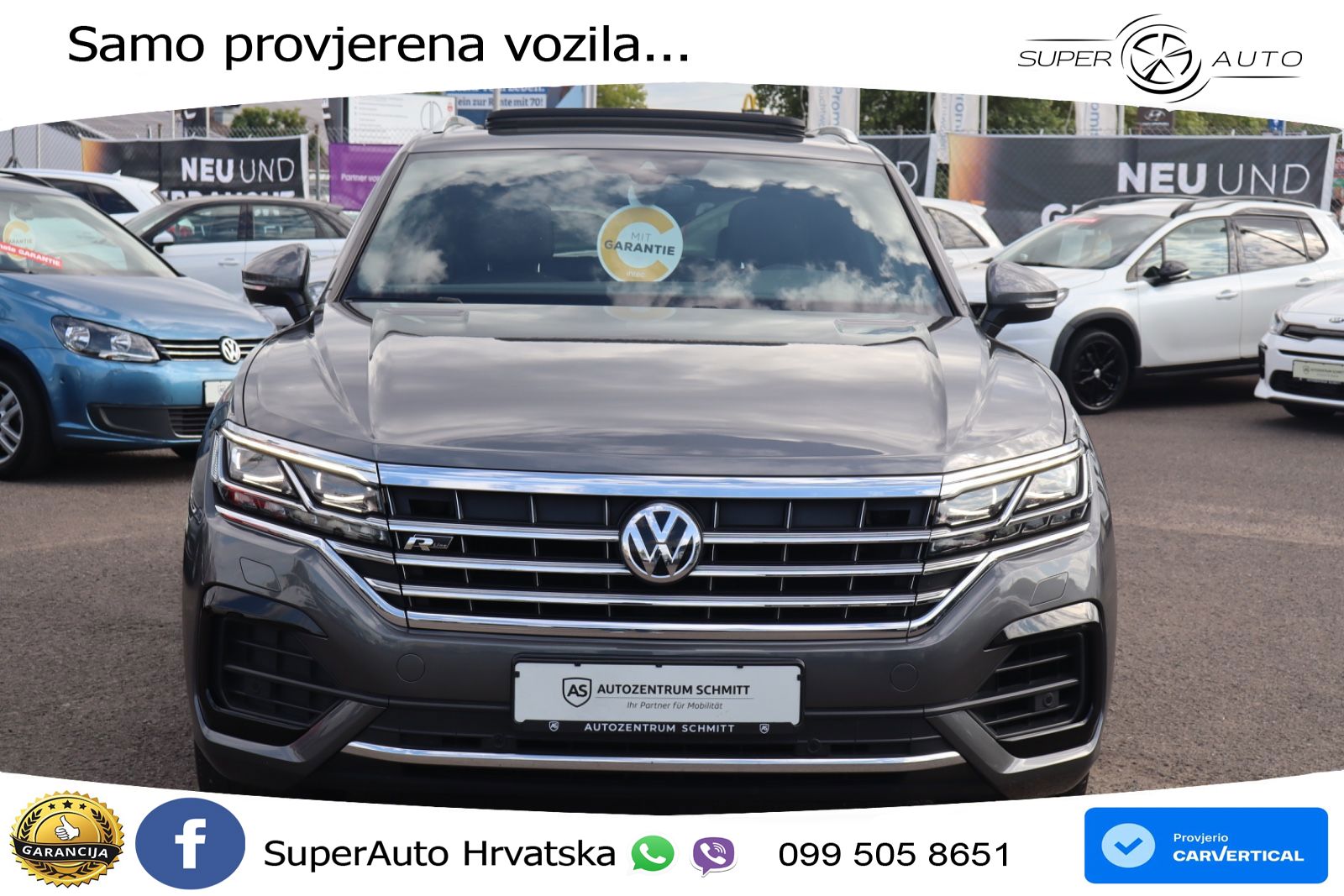 Volkswagen Touareg 3.0 V6 TDI (286 KS) 4MOTION Tiptronic R-Line ZRAČNI+ACC+GR SJED+KAM+PANO