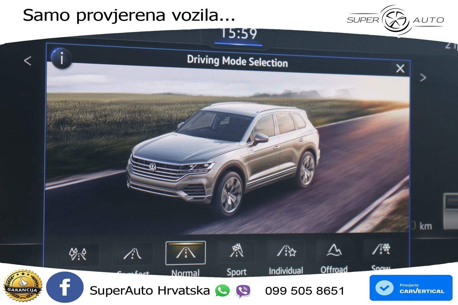 Volkswagen Touareg 3.0 V6 TDI (286 KS) 4MOTION Tiptronic R-Line ZRAČNI+ACC+GR SJED+KAM+PANO