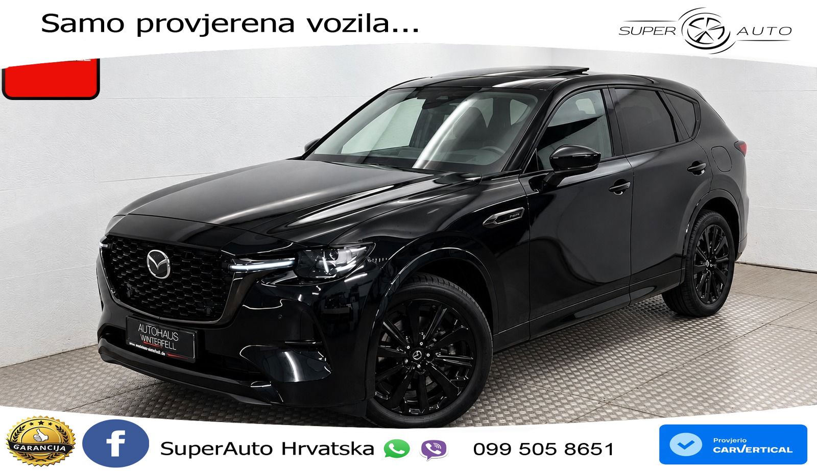 Mazda CX-60 2.5 e-Skyactiv (328 KS) AWD Automatic ACC+HEAD+4xGR SJED+360+PANO