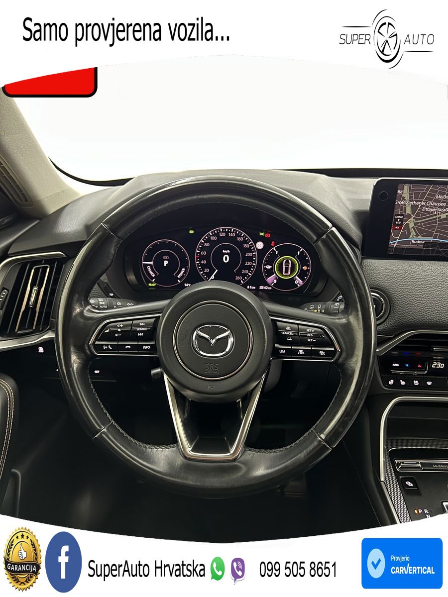 Mazda CX-60 2.5 e-Skyactiv (328 KS) AWD Automatic ACC+HEAD+4xGR SJED+360+PANO