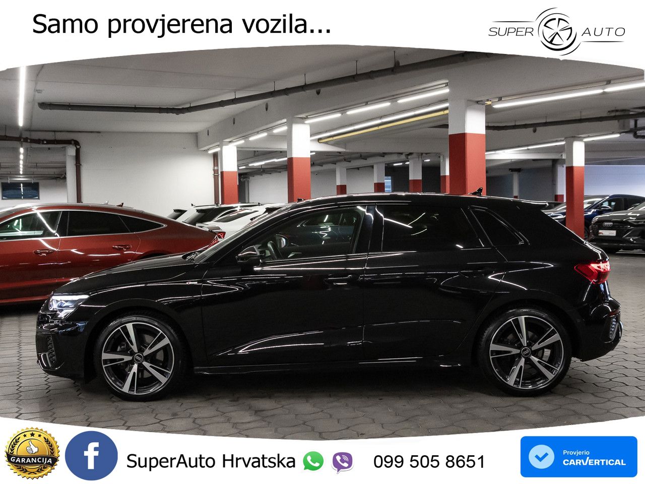 Audi A3 40 TFSI (190 KS) quattro S tronic S line LED+GR SJED+ACC
