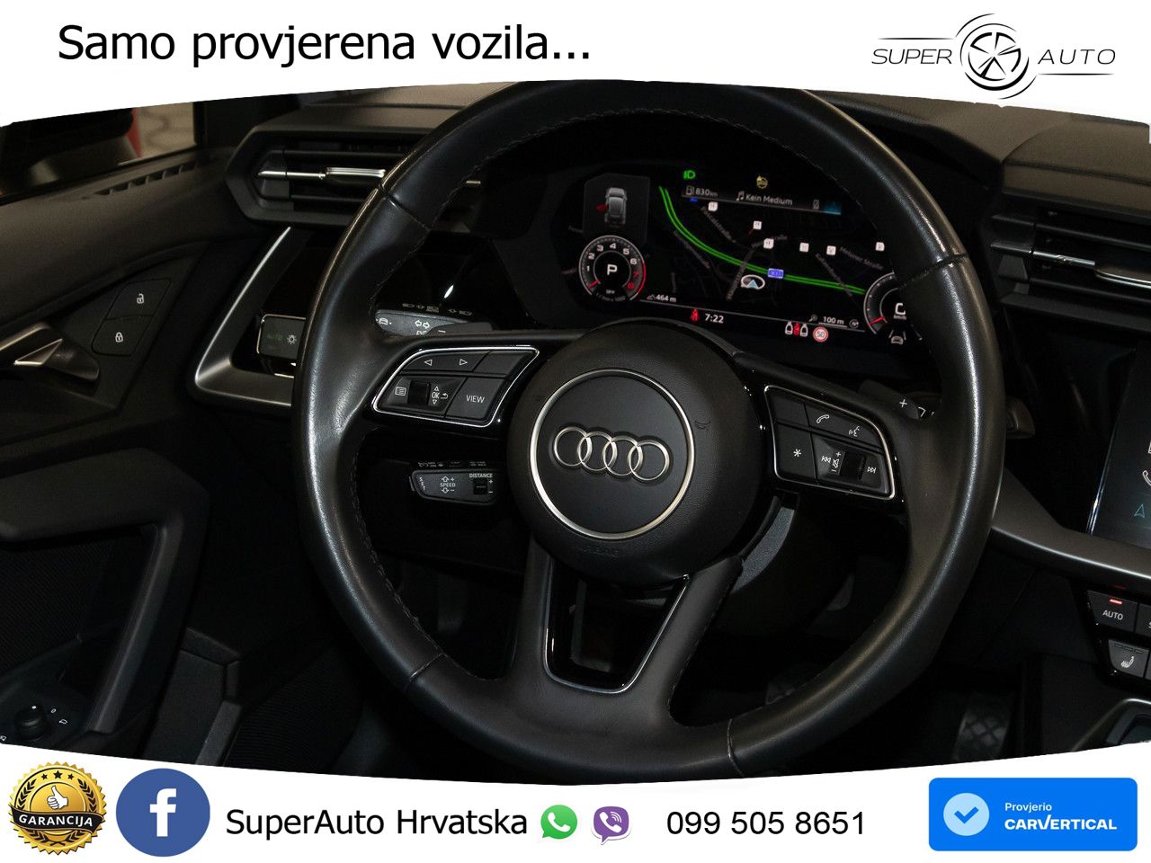 Audi A3 40 TFSI (190 KS) quattro S tronic S line LED+GR SJED+ACC