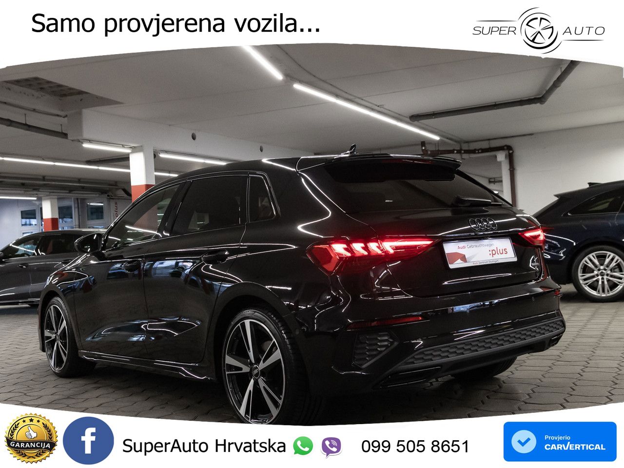 Audi A3 40 TFSI (190 KS) quattro S tronic S line LED+GR SJED+ACC