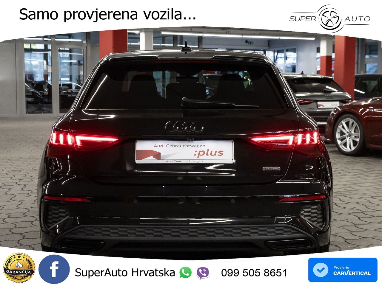 Audi A3 40 TFSI (190 KS) quattro S tronic S line LED+GR SJED+ACC