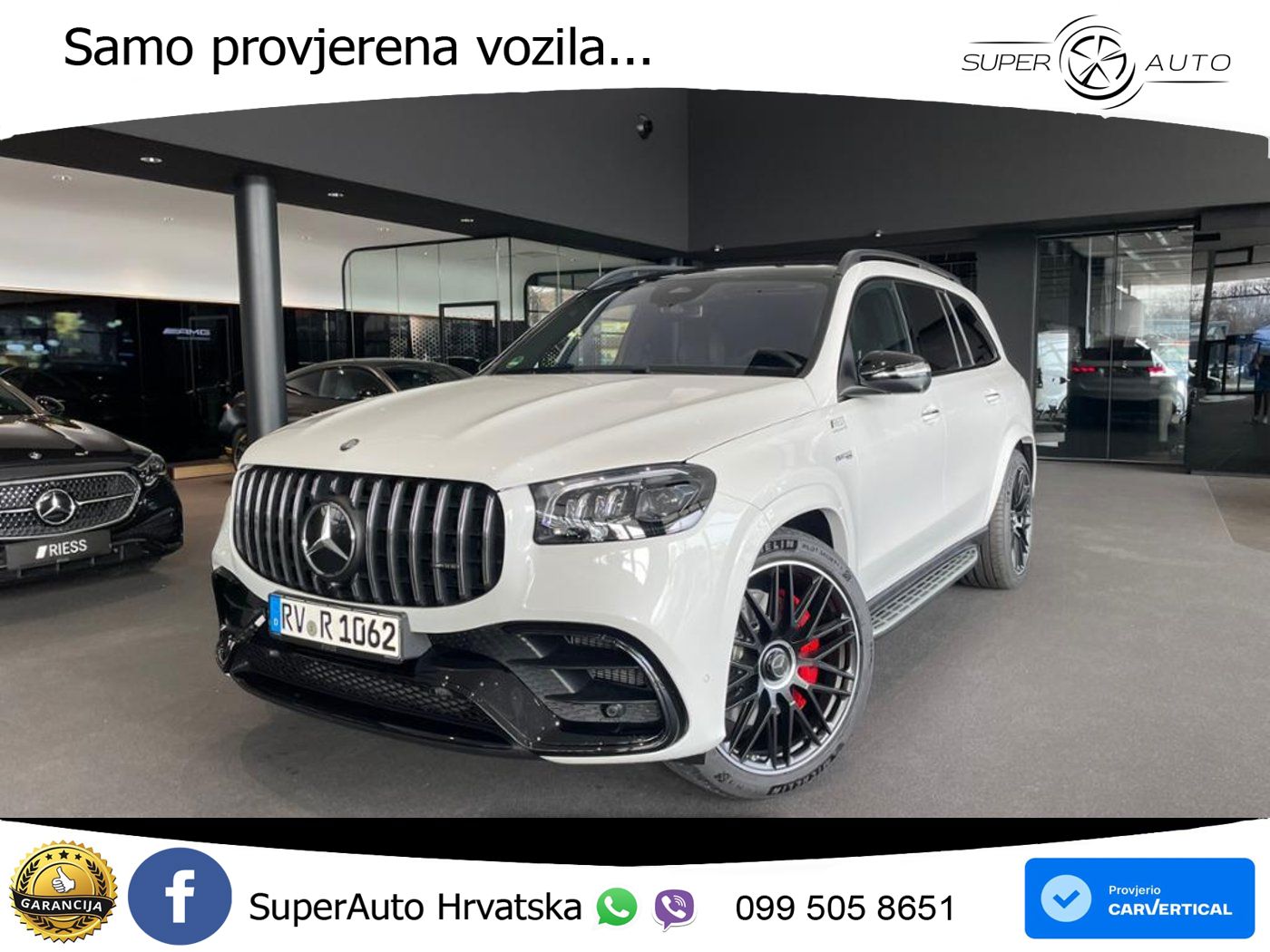 Mercedes-Benz GLS AMG GLS 63 V8 EQ Boost 4MATIC+ AMG SPEEDSHIFT TCT 9G ACC+HEAD+4xGR SJED+360+PANO