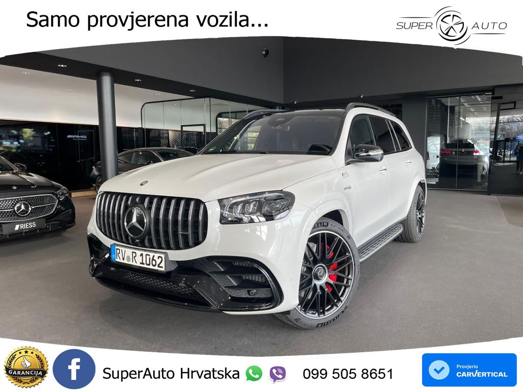 Mercedes-Benz GLS AMG GLS 63 V8 EQ Boost 4MATIC+ AMG SPEEDSHIFT TCT 9G ACC+HEAD+4xGR SJED+360+PANO