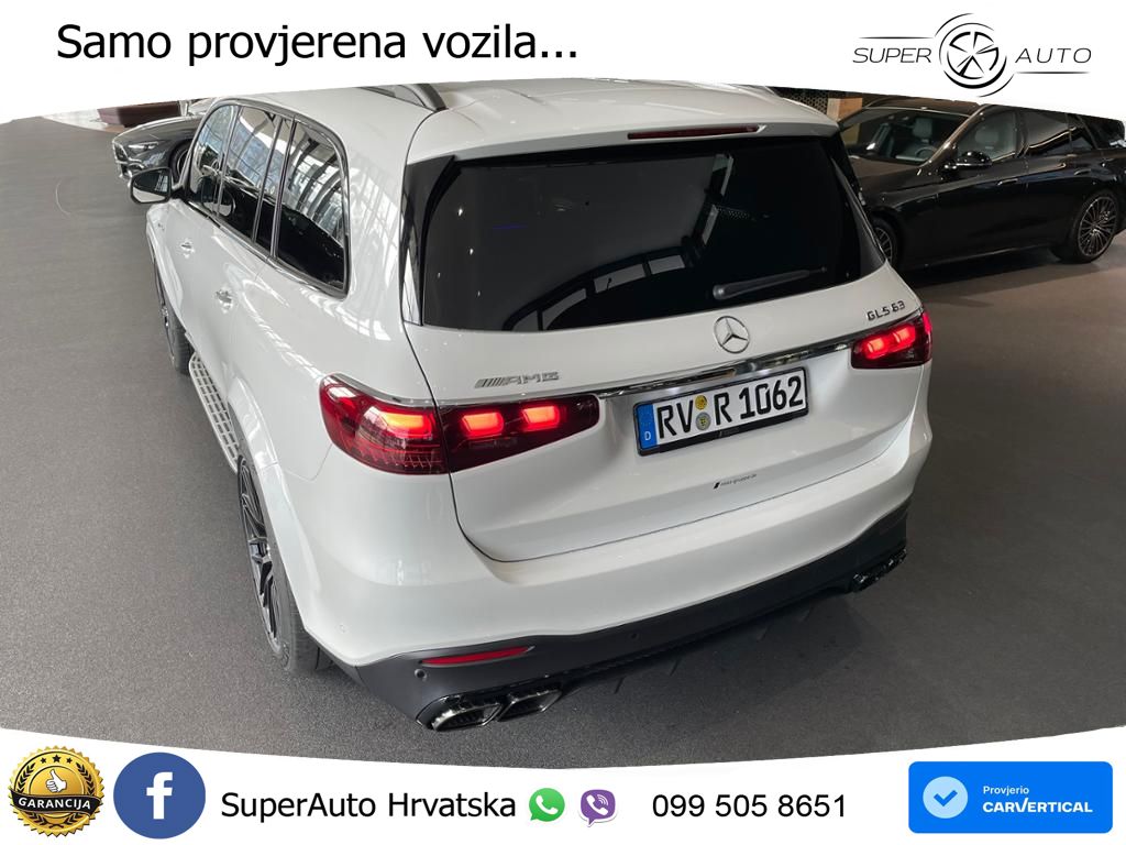 Mercedes-Benz GLS AMG GLS 63 V8 EQ Boost 4MATIC+ AMG SPEEDSHIFT TCT 9G ACC+HEAD+4xGR SJED+360+PANO