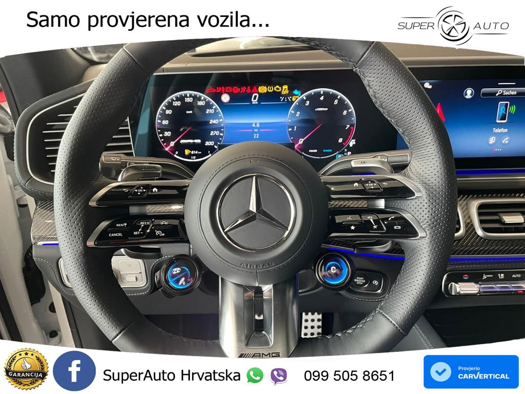 Mercedes-Benz GLS AMG GLS 63 V8 EQ Boost 4MATIC+ AMG SPEEDSHIFT TCT 9G ACC+HEAD+4xGR SJED+360+PANO