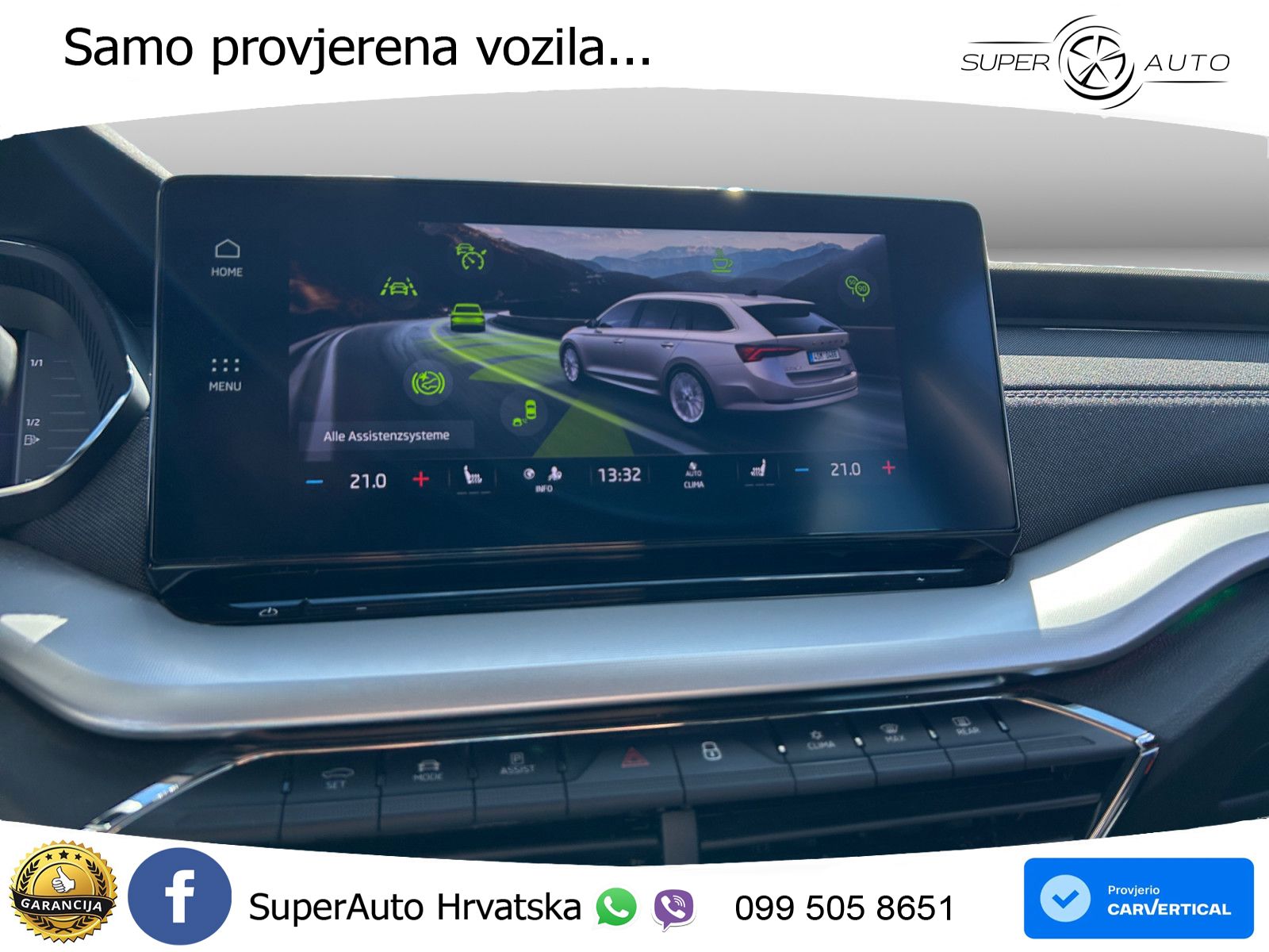 Škoda Octavia Combi 2.0 TDI (150 KS) 4x4 DSG LED+GR SJED+ACC