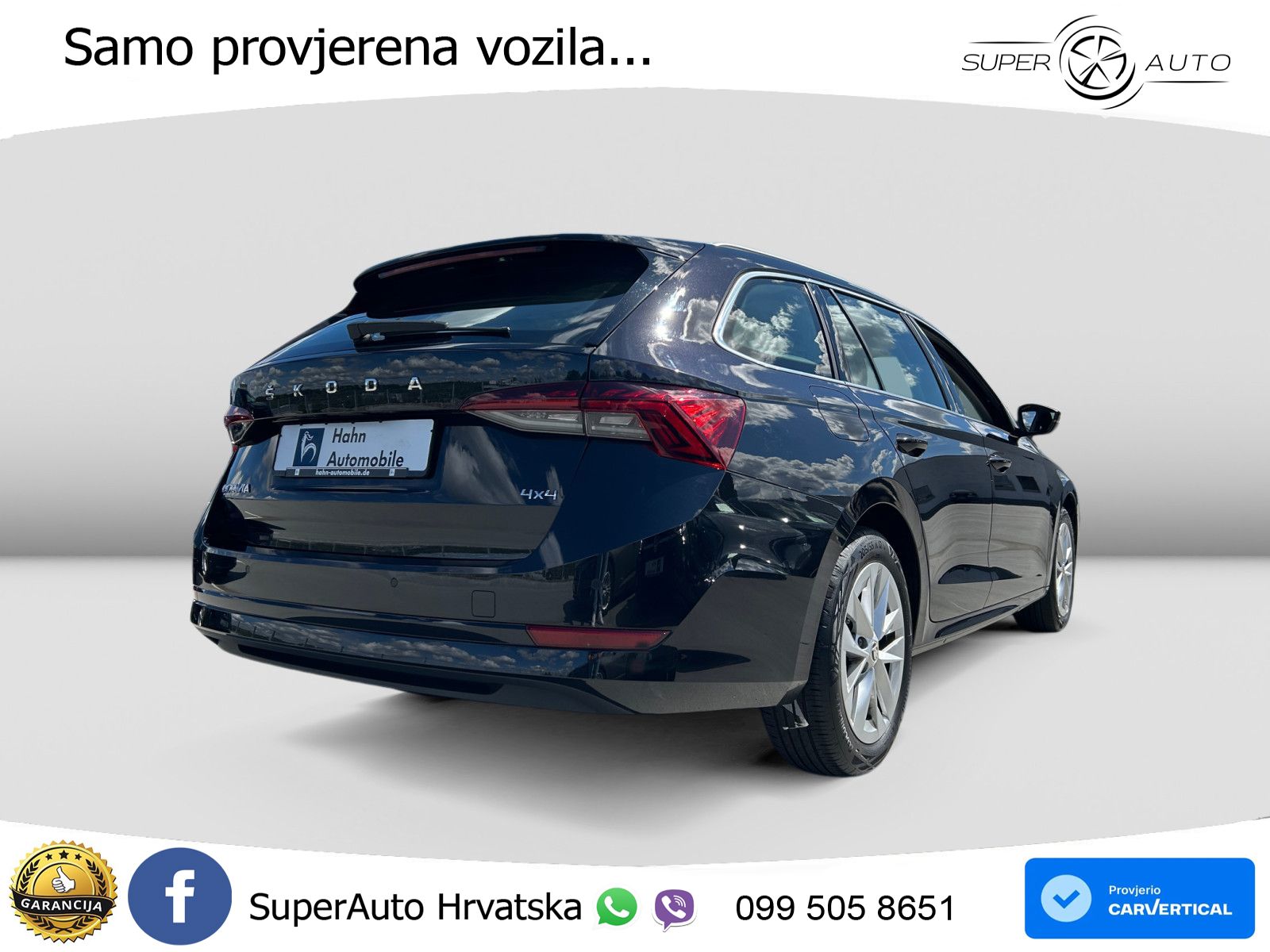 Škoda Octavia Combi 2.0 TDI (150 KS) 4x4 DSG LED+GR SJED+ACC