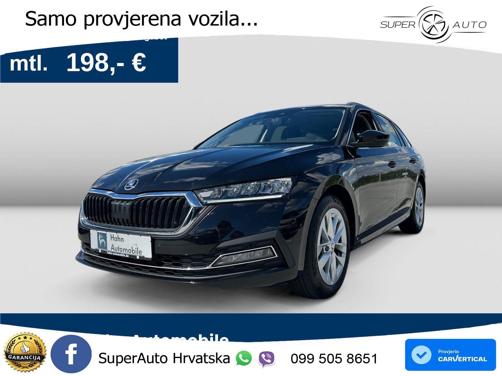 Škoda Octavia Combi 2.0 TDI (150 KS) 4x4 DSG LED+GR SJED+ACC