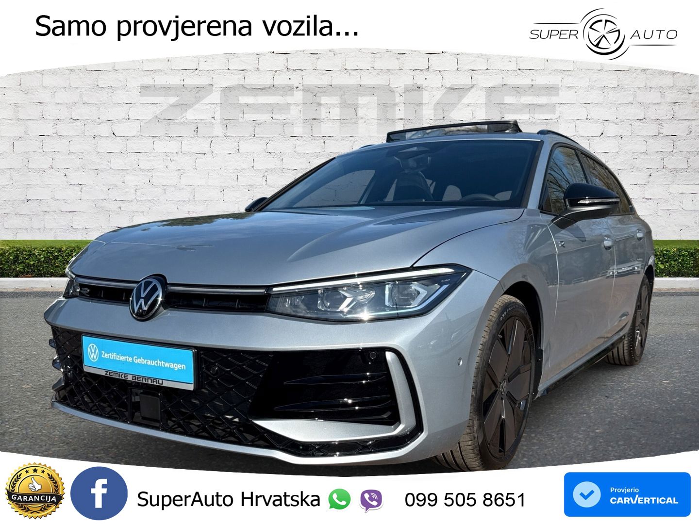 Volkswagen Passat Variant 2.0 TDI (193 KS) 4MOTION DSG R-Line LED+GR SJED+ACC
