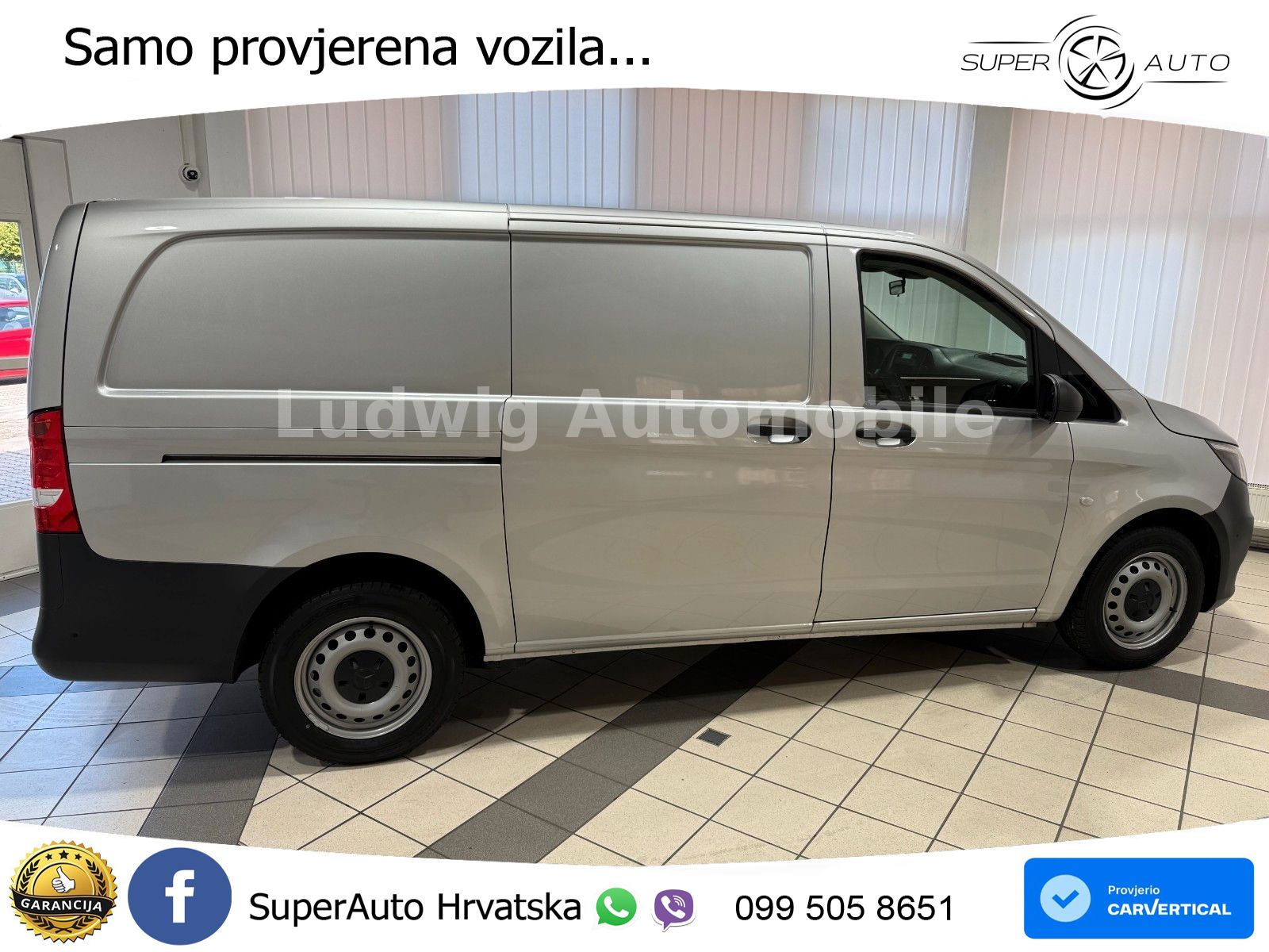 Mercedes-Benz Vito Kasten 116 CDI lang/1.Hand/3-Sitze/DAB 163 KS