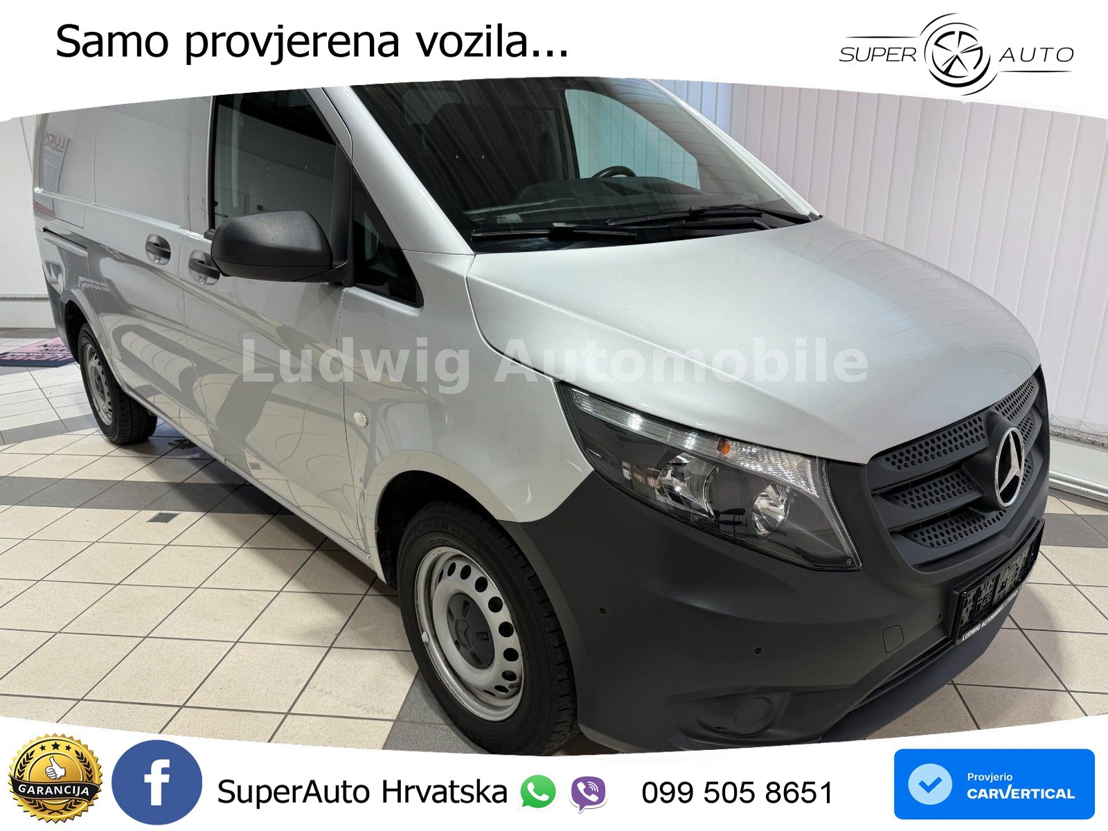 Mercedes-Benz Vito Kasten 116 CDI lang/1.Hand/3-Sitze/DAB 163 KS