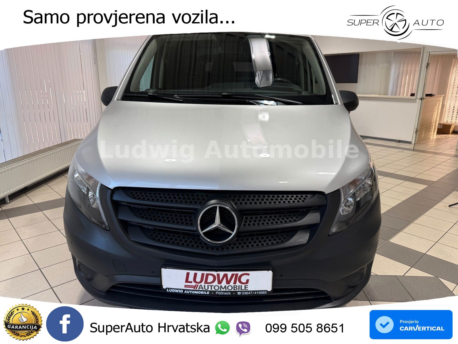 Mercedes-Benz Vito Kasten 116 CDI lang/1.Hand/3-Sitze/DAB 163 KS