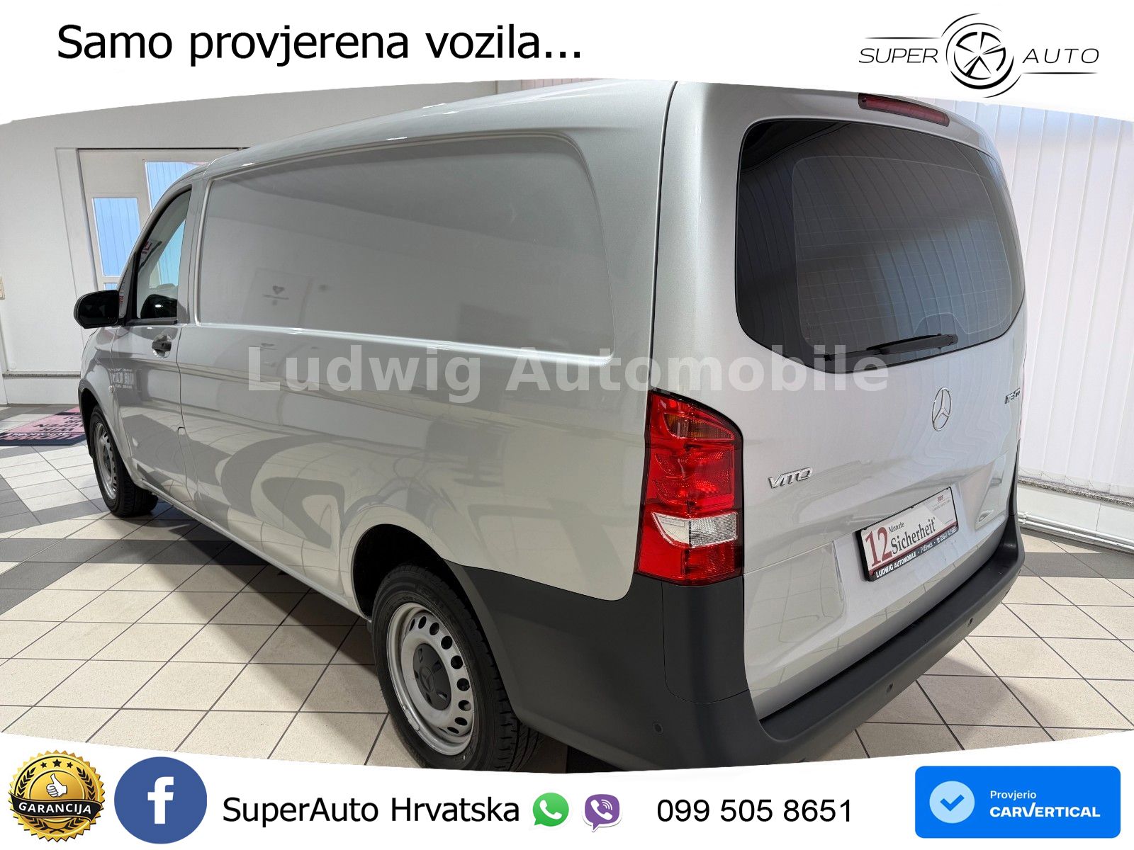 Mercedes-Benz Vito Kasten 116 CDI lang/1.Hand/3-Sitze/DAB 163 KS
