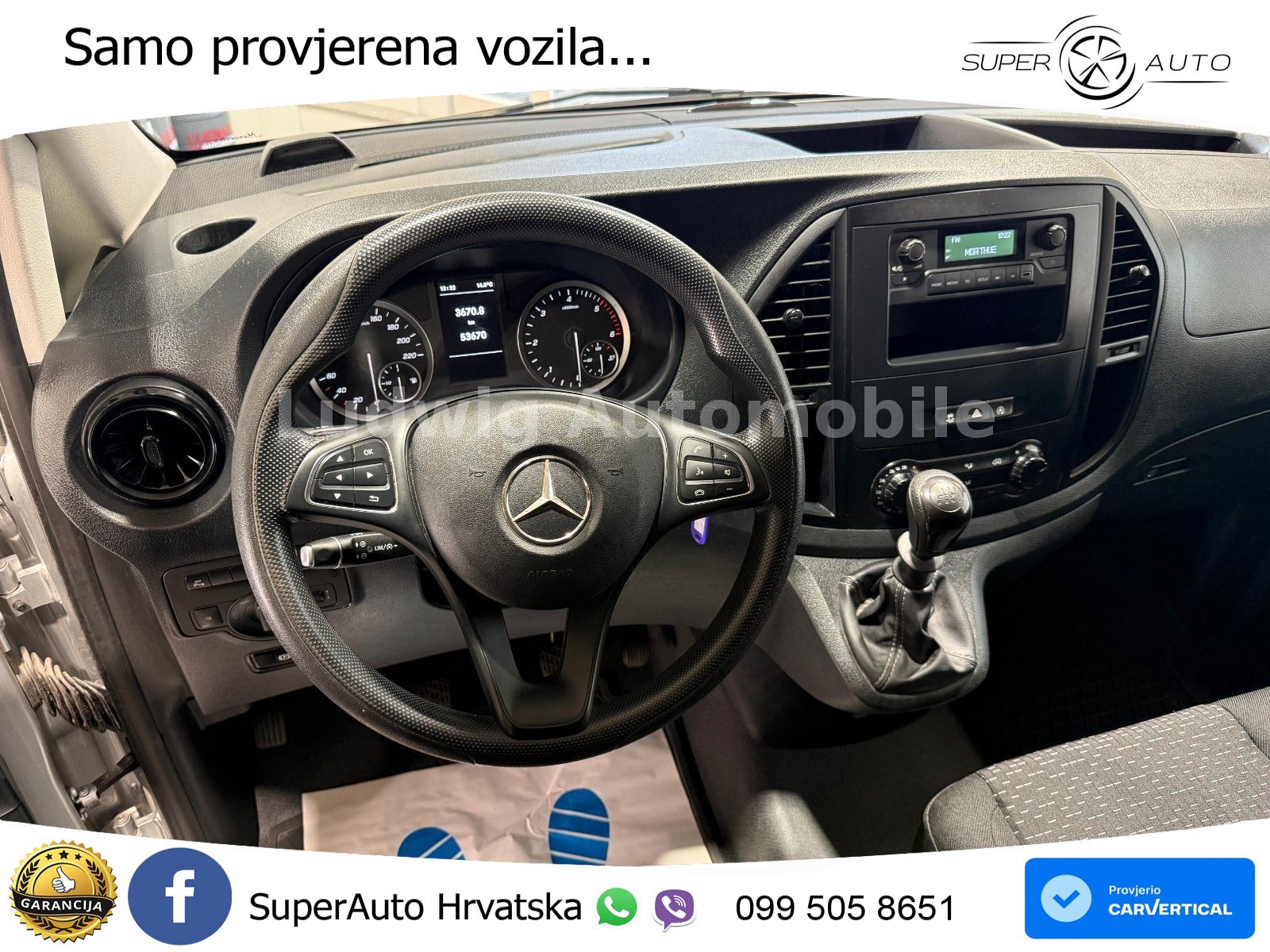 Mercedes-Benz Vito Kasten 116 CDI lang/1.Hand/3-Sitze/DAB 163 KS
