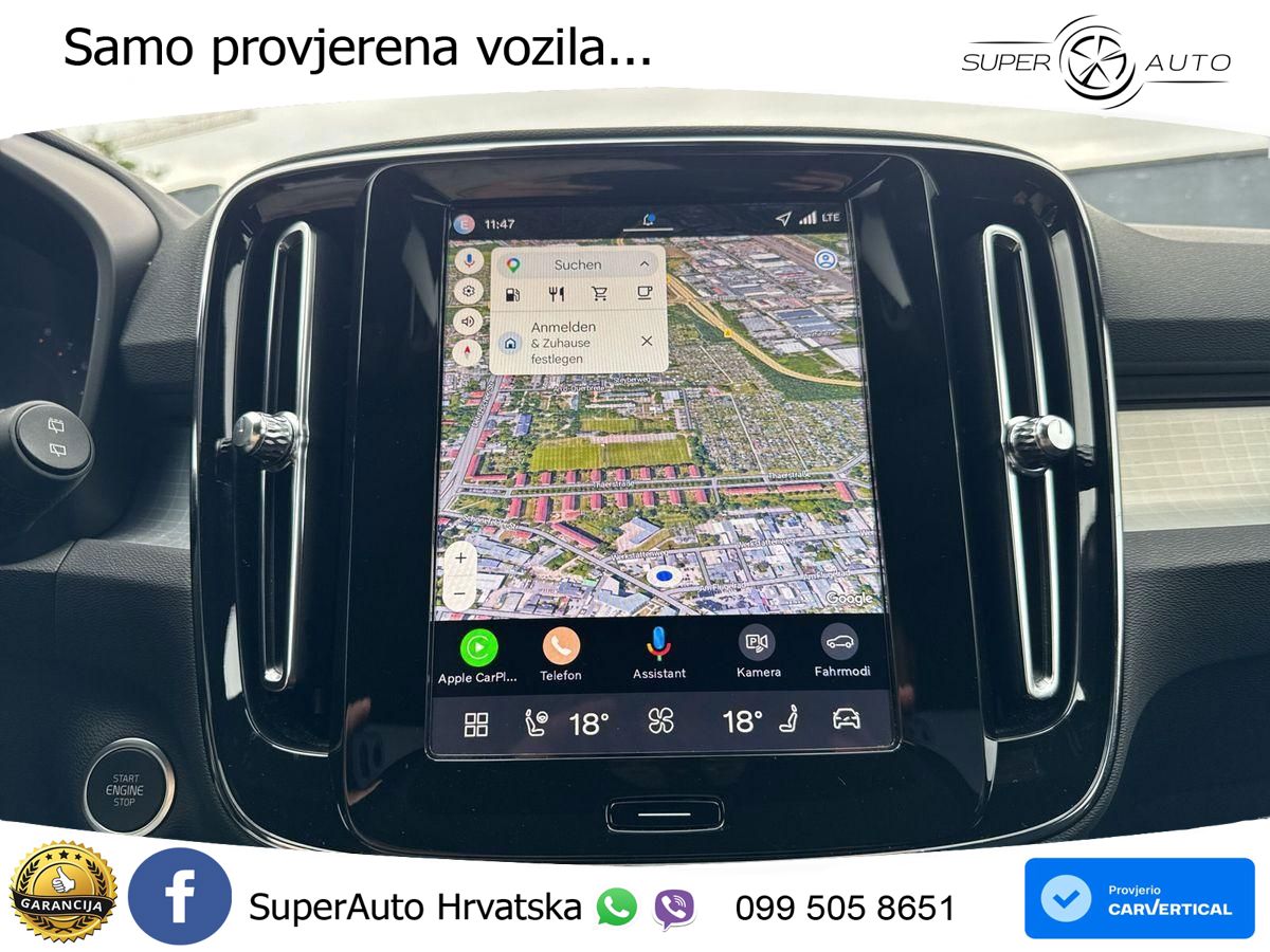 Volvo XC40 2.0 B3 163 KS Automatic ACC+GR SJED+360+PANO