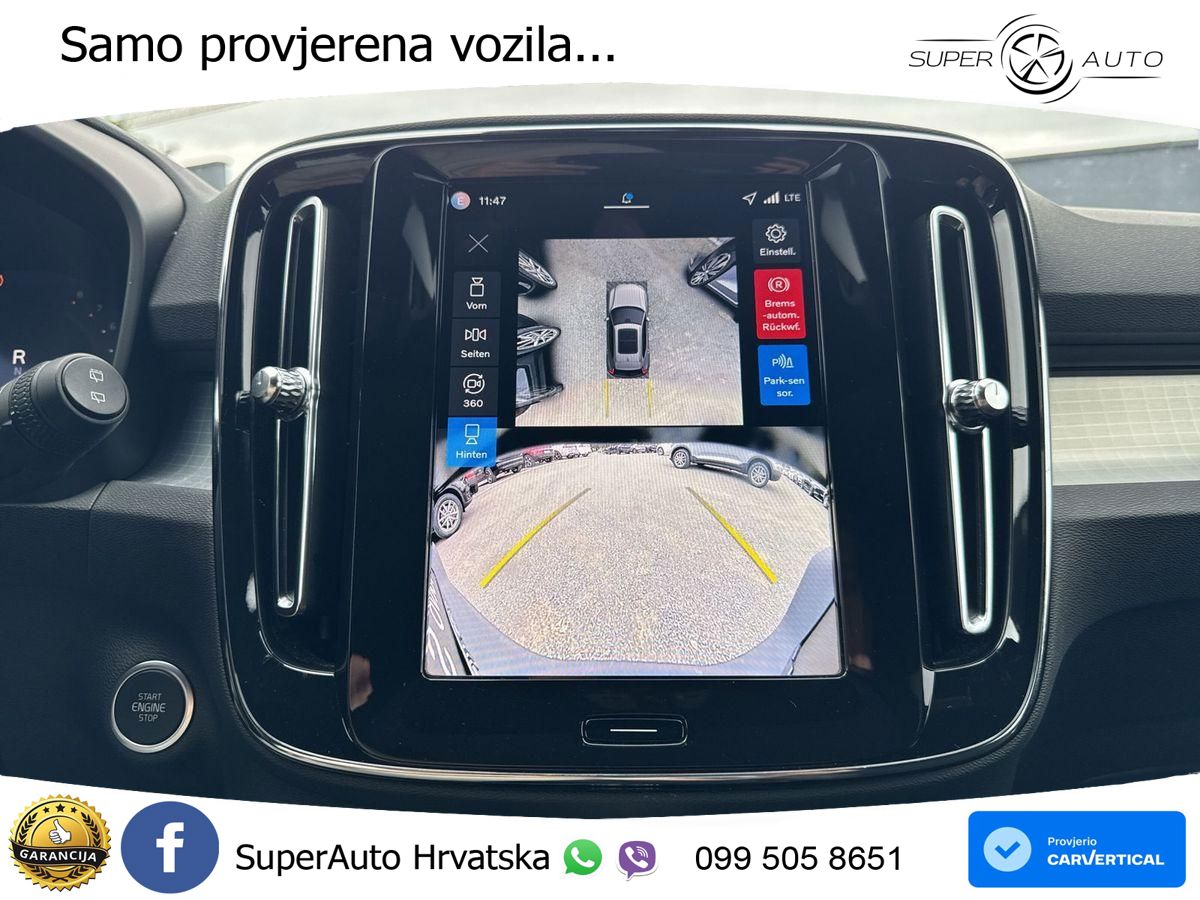 Volvo XC40 2.0 B3 163 KS Automatic ACC+GR SJED+360+PANO