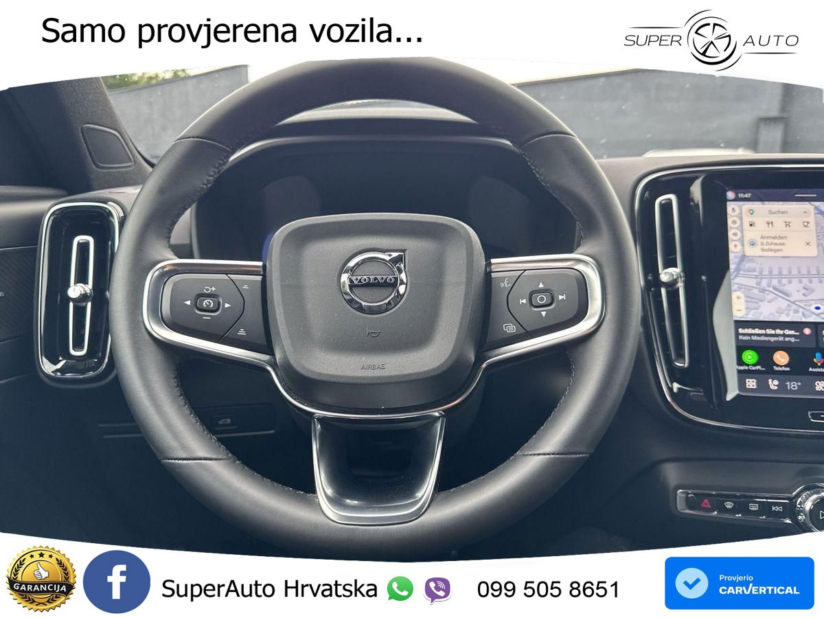 Volvo XC40 2.0 B3 163 KS Automatic ACC+GR SJED+360+PANO