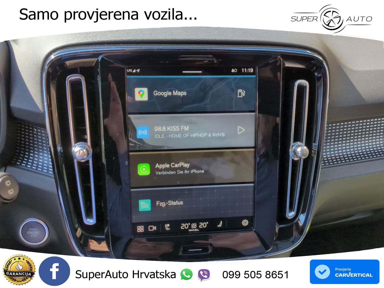 Volvo XC40 2.0 B3 163 KS Automatic LED+GR SJED+ACC