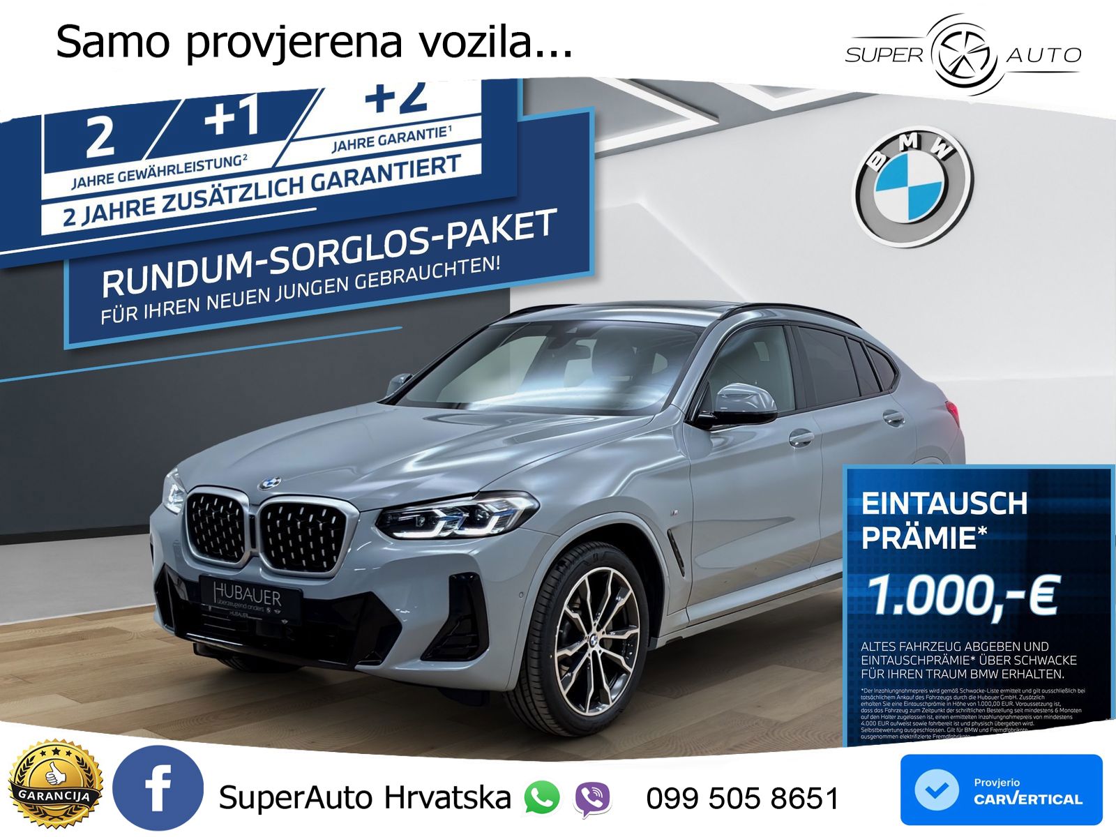 BMW X4 30d (286 KS) xDrive Steptronic M Sport LED+GR SJED+ACC
