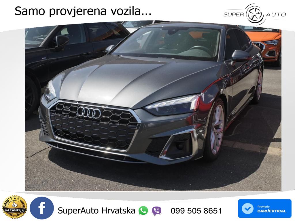 Audi A5 Sportback 40 TDI (204 KS) quattro S tronic S line MATRIX+GR SJED+KAM