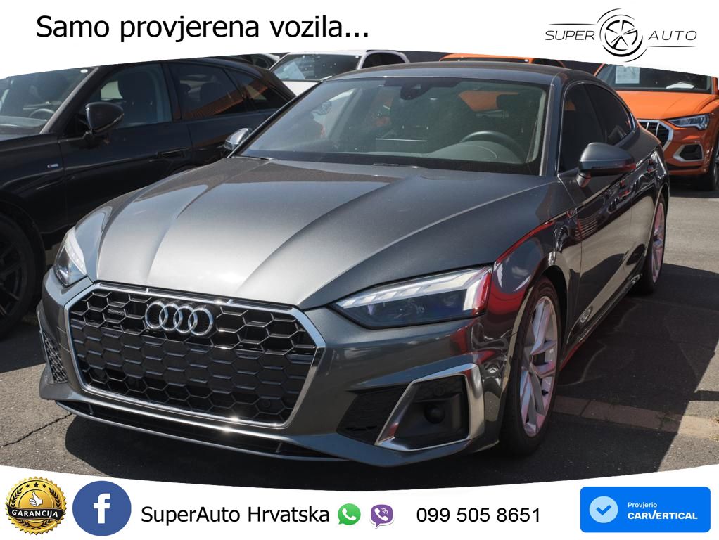 Audi A5 Sportback 40 TDI (204 KS) quattro S tronic S line MATRIX+GR SJED+KAM