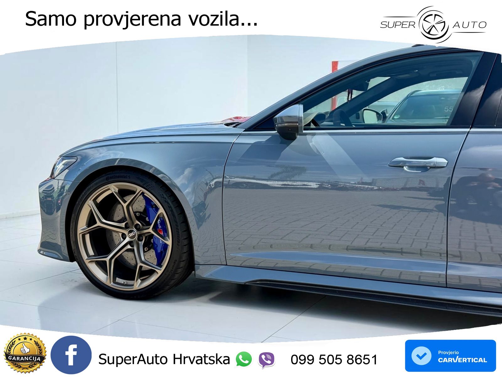 Audi RS6 Avant 4.0 TFSI V8 performance (630 KS)  quattro tiptronic LED+GR SJED+ACC
