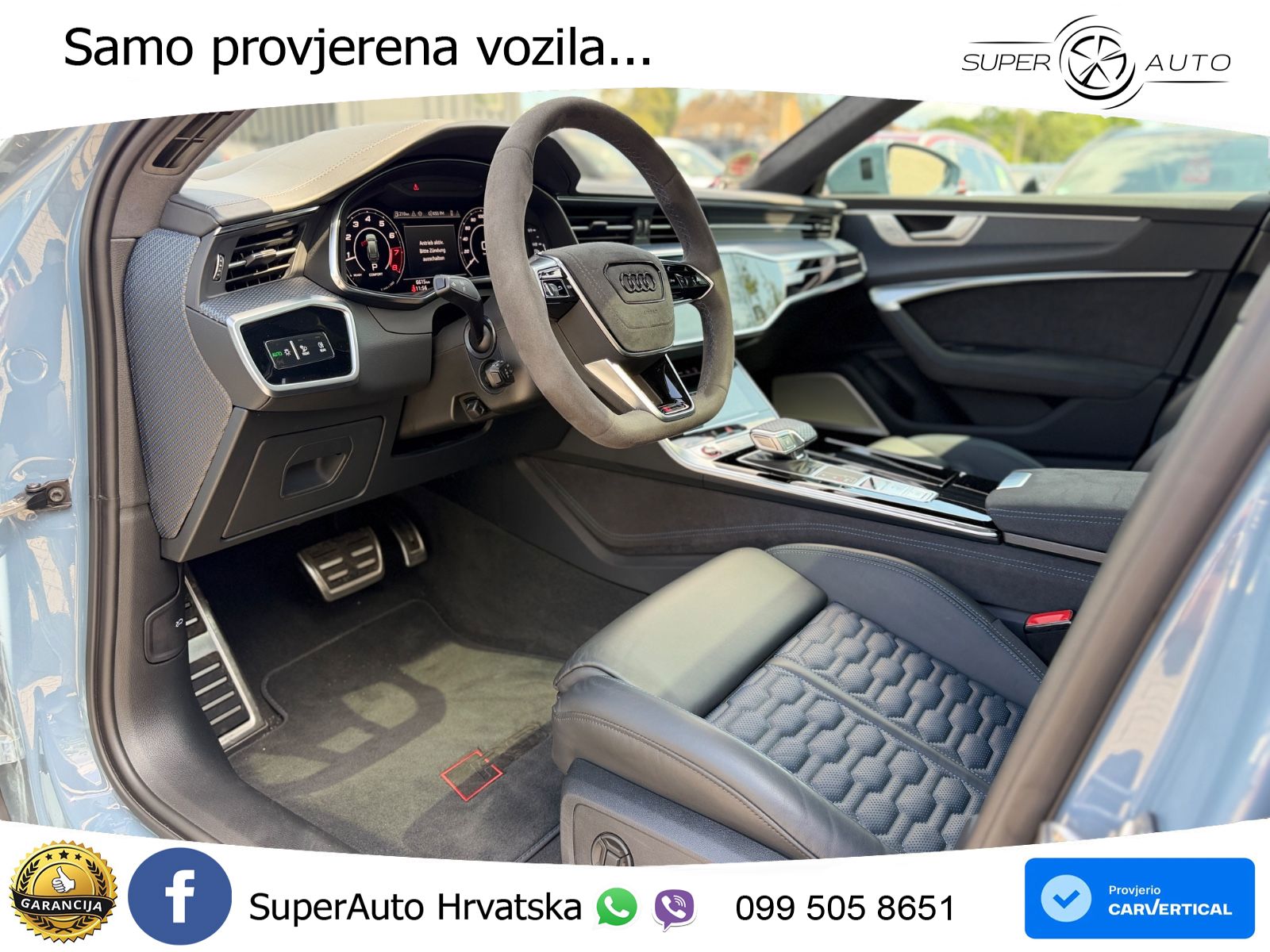 Audi RS6 Avant 4.0 TFSI V8 performance (630 KS)  quattro tiptronic LED+GR SJED+ACC