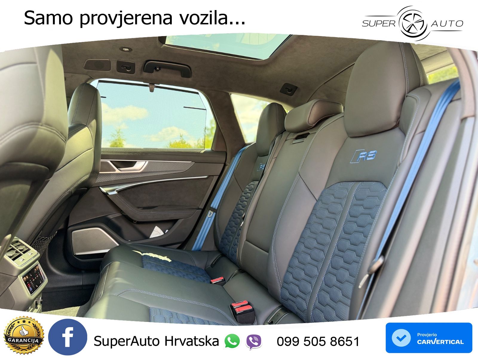 Audi RS6 Avant 4.0 TFSI V8 performance (630 KS)  quattro tiptronic LED+GR SJED+ACC